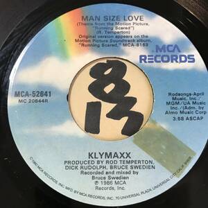 試聴 KLYMAXX MAN SIZE LOVE 両面EX+ 