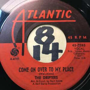 試聴 THE DRIFTERS COME ON OVER TO MY PLACE 両面VG++ 