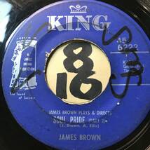 試聴 間奏にドラムブレイク JAMES BROWN SOUL PRIDE PT1 PT2 両面VG(+) SOUNDS VG++ _画像2