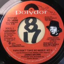 試聴 JAMES BROWN PAPA DON’T TAKE NO MESS PT1 EX /PT2 EX+ _画像2