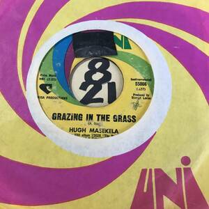 試聴 1968年全米1位 HUGH MASEKELA GRAZING IN THE GRASS 両面VG+ SOUNDS VG++