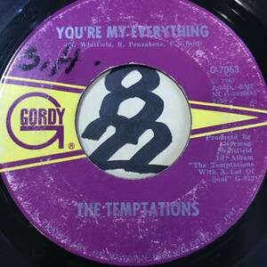 試聴 THE TEMPTATIONS YOU’RE MY EVERYTHING 両面EX