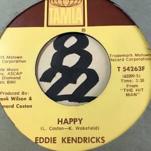 試聴 EDDIE KENDRICKS HAPPY 両面NM 