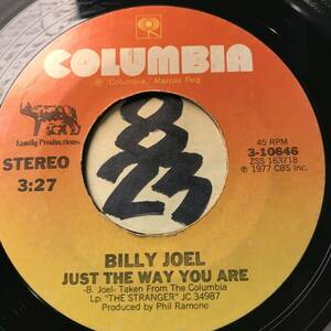 試聴 BILLY JOEL JUST THE WAY YOU ARE 両面EX 