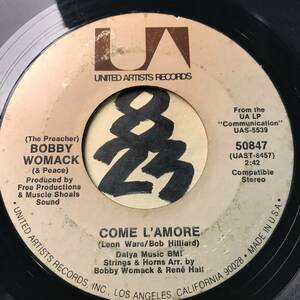  audition BOBBY WOMACK COME L*AMORE both sides EX