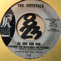 試聴 1963年全米3位ソウル5位 THE CRYSTALS DA DOO RON RON / GIT’ IT 両面VG+ ウォール・オブ・サウンド代表作 _画像1