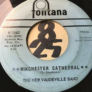 試聴 THE NEW VAUDEVILLE BAND WINCHESTER CATHEDRAL 両面VG++ SOUNDS EX ジャッキー・ミットー元ネタ