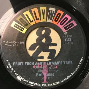 試聴 EARL GAINES FRUIT FROM ANOTHER MAN’S TREE / MY WOMAN 両面EX+ 1967 