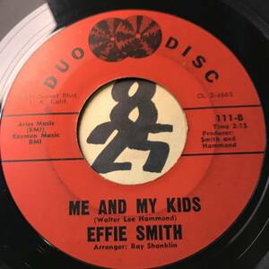 試聴 EFFIE SMITH ME AND MY KIDS 両面VG(+) SOUNDS VG+ 