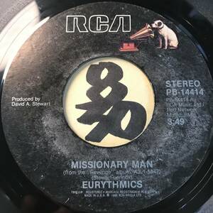 試聴 EURYTHMICS MISSIONARY MAN EX 