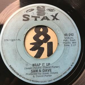 試聴 SAM & DAVE WRAP IT UP 両面VG(+) SOUNDS VG++ 