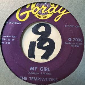  audition THE TEMPTATIONS MY GIRL both sides NM