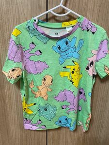 ポケモン　ポケットモンスター　ピカチュウ　H&M ZARA バースデイ　110 半袖　Tシャツ　保育園着　子供服