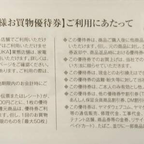 ヤマダ電機 株主優待 割引券（１万円分 ～2024年6月末日） 送料込みの画像2