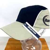 ★BURTON バートン HB-001 キャップ（ベージュ×ネイビー）★送料無料★_画像1