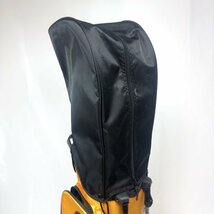 1円/未使用品/わけあり★ラウドマウス　LM-CB0019 8.5型 スタンド キャディバッグ　Yellow（993）イエロー ★Loudmouth ビッグロゴ仕様★_画像7