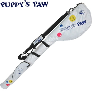 ★PUPPY’S PAW　仔犬の肉球　クラブケース (ホワイト)★46インチ対応/クラブ4-5本収納/軽量芯なしタイプ★