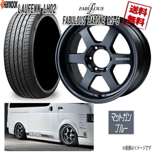 ファブレス BARONE RS-6 WIDE1P MGB 18 6H139.7 9J+25 ハンコック LAUFENN LH02 225/40R18 92W XL 4本購入で送料無料