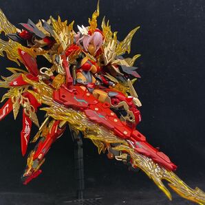 メガミデバイス 皇巫 スサノヲ 紅蓮 完成品 フェイスパーツ追加の画像2