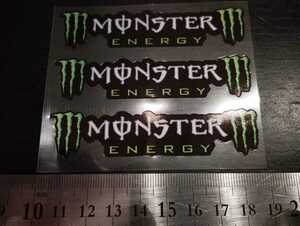 モンスターエナジーステッカー ３枚セット　バイクステッカー　ヘルメットステッカー　車ステッカー　monster energy　BMX モトクロス