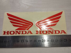 ホンダステッカー　２枚セット　HONDAステッカー　HONDA バイクステッカー　moto motoGP レーシングステッカー　HRC 