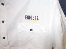 b31◆ENDLESS NEXT ADVANCED ボタンダウン半袖シャツ◆エンドレスアドバンス 半袖シャツ 自動車アパレル 送料360円　6E_画像2