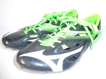 b636◆MIZUNO 短距離用 陸上スパイク ジオサイレンサー10◆25cm オールウェザートラック専用/100〜400m ハードル用/フラット接地向け6E_画像1