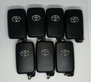TOYOTA Toyota оригинальный "умный" ключ 7 шт. комплект!30 Prius, Prius α, aqua etc... дешевый старт! распродажа!.. продажа!