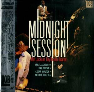 B00175581/LD/ミルト・ジャクソン＆レイ・ブラウン・カルテット「Midnight Session」