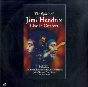 B00181204/LD/ウリ・ジョン・ロート「The Spirit Of Jimi Hendrix Live In Concert 1991 ジミ・ヘンドリックスのライブ コンサートでの精