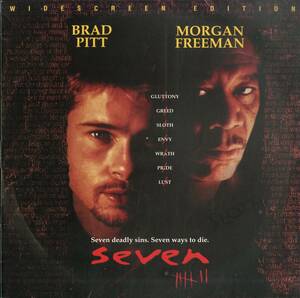 B00173349/LD2枚組/ブラッド・ピット、モーガン・フリーマン「Seven (Widescreen Edition)」