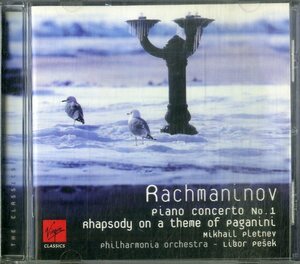 D00156937/CD/Mikhail Pletnev/Philharmonia Orchestra/Libor Pesek「Rachmaninov/Piano Concerto No 1 Rhapsody On A Theme Of Paganini