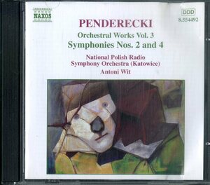 D00157510/CD/アントニ・ヴィット「Orchestral Works Vol. 3 - Symphonies Nos. 2 And 4」