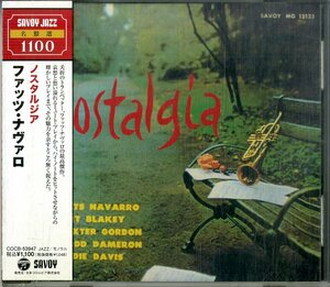 D00157372/CD/ファッツ・ナヴァロ「Nostalgia」