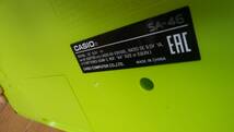 CASIO カシオ　ミニキーボード 32鍵 電子ピアノ SA-46　ヘッドホンとセットで。_画像5