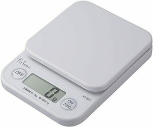  white cooking scale kitchen measuring cooking digital 2kg 1g unit KF-200 WH white 