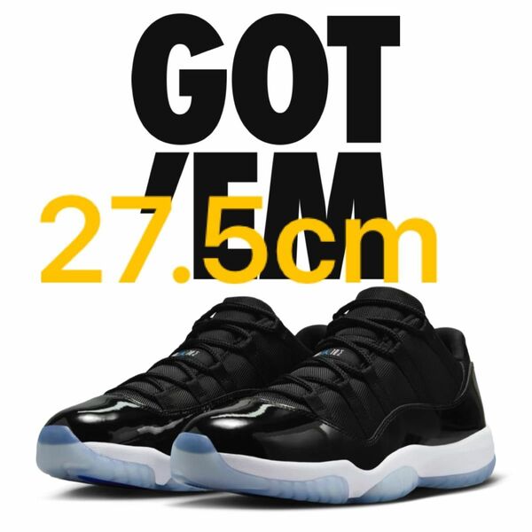 Nike Air Jordan 11 Retro Low "Black and Varsity Royal/Space Jam"