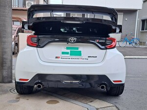  редкий товар well сосна Motor Sport GR Yaris WRC rear wing (FRP производства ) блеск черный ( с блеском . чёрный ) покрашен ( обычная цена 547800 иен ) состояние первоклассный 