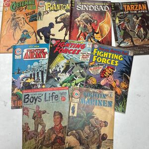 a0512-32. foreign book American Comics fighting force SINDBAD TARZAN other that time thing summarize DC DCCOMICS CHARLTON cartoon comics rare collector 