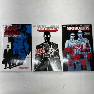 a0529-1.洋書 アメコミ 100BULLETS 1〜3 3冊 VERTIGO AZZARELLO RISSO comics America American subculture 