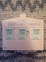 ☆ 京成電鉄 株主優待乗車証 4枚セット ② ２０２４年１１月３０日まで【送料込】 ☆_画像2