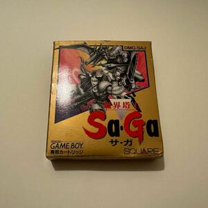 魔界塔士 SaGa サガ ゲームボーイ スクウェア 魔界塔士Sa SAGA 美品 GB