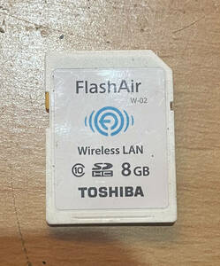 [SD card ]FlashAir 8GB format ending TOSHIBA wireless LAN installing SDHC card Class10SD-WE008G W-03
