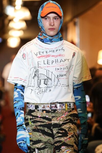 【5/8値下げ】 18AW VETEMENTS ヴェトモン エレファント elephant XS