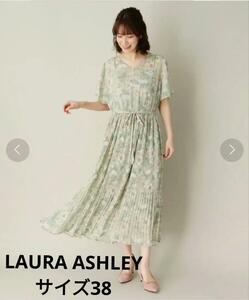 ローラアシュレイ　LAURA ASHLEY ◆楊柳シアーフラワーワンピース