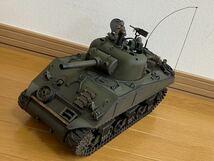 1/16 戦車 ラジコン HENGLONG m4a3シャーマン 塗装済み_画像3