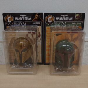 【未開封2個セット】Happyくじ　STAR WARS　 マンダロリアン　C賞　ヘルメットフィギュア　ボバ・フェット　アーマラー