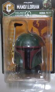 Happyくじ マンダロリアン　 C賞　ヘルメットフィギュア　BOBA FETT 未使用