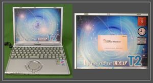 Win7H, XPpro 動作可　パナソニック CF-T2DW1AXR Pentium M 1.1GHz 12.1インチ