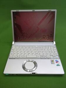 Win7pro, XPpro 動作可　パナソニック CF-R3DW1AXR Pentium M 1.1GHz 10.4インチ